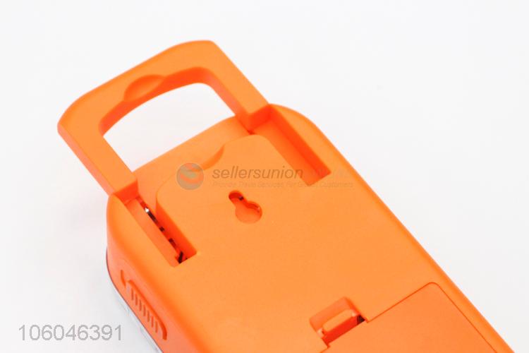 Small portable led torch with dry battery cabin emergency flashlight