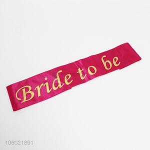 Wholesale party sash bridal shower bride to be sash