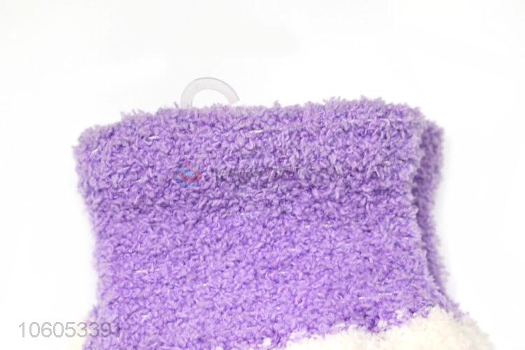 Wholesale cheap soft cozy kids microfiber magic gloves