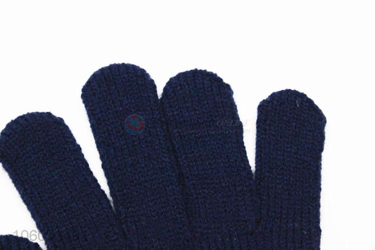 Good factory price ladies warm knitted gloves for winter