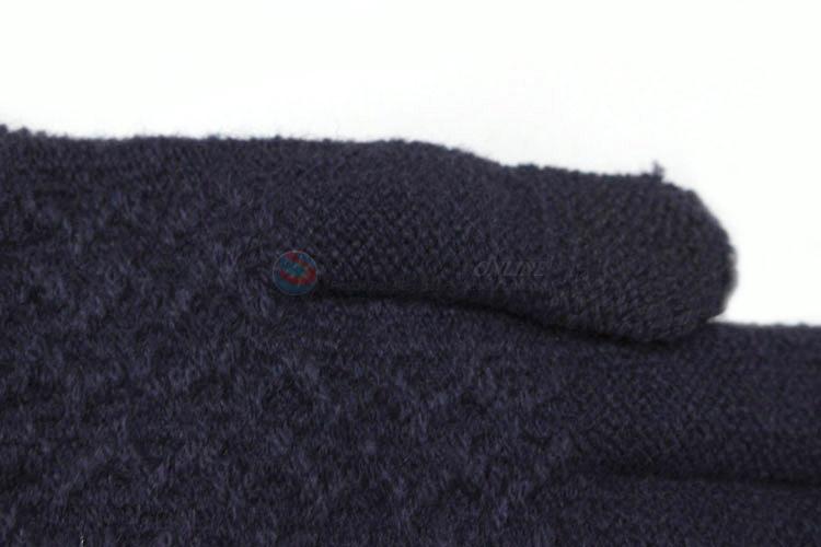 Fashion lady girl women winter warm knitted imitation cashmere gloves