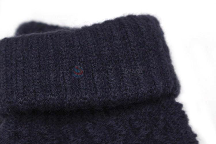 Fashion lady girl women winter warm knitted imitation cashmere gloves