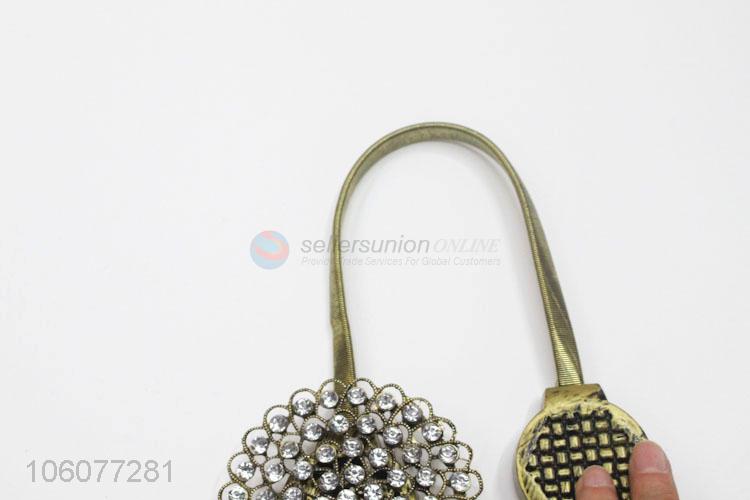 Top manufacturer delicate alloy megnetic curtain tiebacks buckle