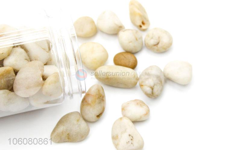 High sales fine pure white pebble stone natural stone