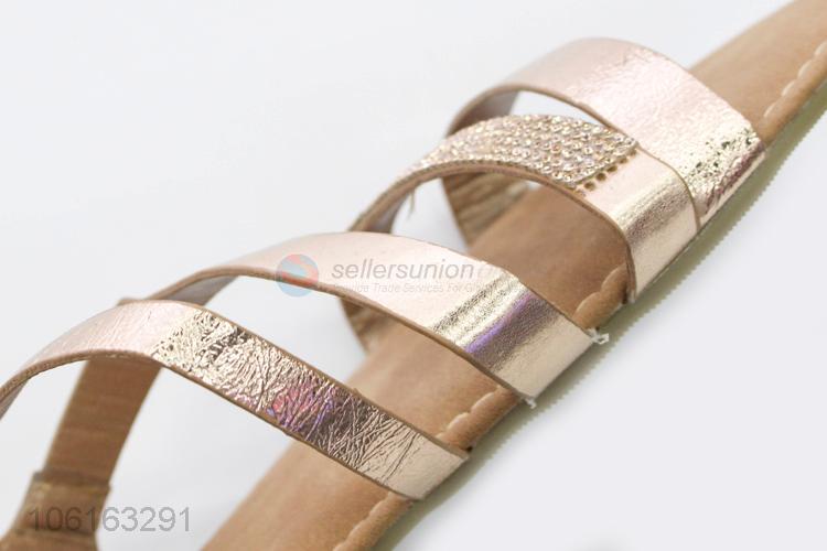 Wholesale Sweet Women'S Casual Flat Sandals Beach Sandals