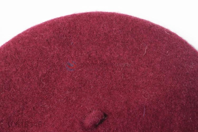 High Quality Winter Classic Wool Warm Thick Fashion Beret