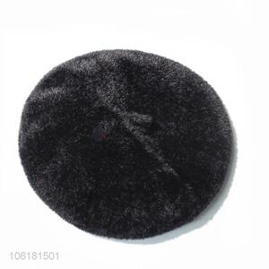 New Fashion Solid Color Warm Winter Beret Caps For Women