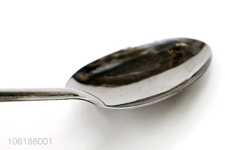 Recent design kitchen products stainless steel long dinner spoon