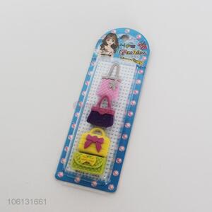 Unique Design 4 Pieces Cartoon Eraser Fashion Stationery