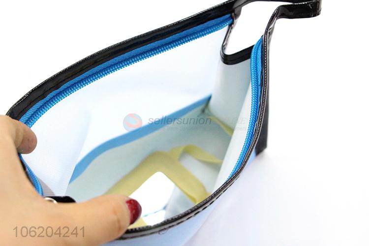 Low price transparent cosmetic makeup bag for women