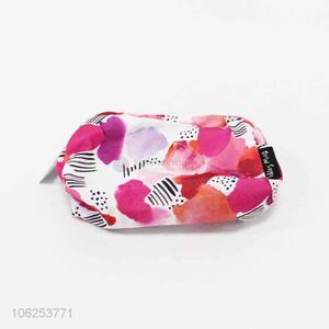 Wholesale colorful cotton polyester women makeup bag