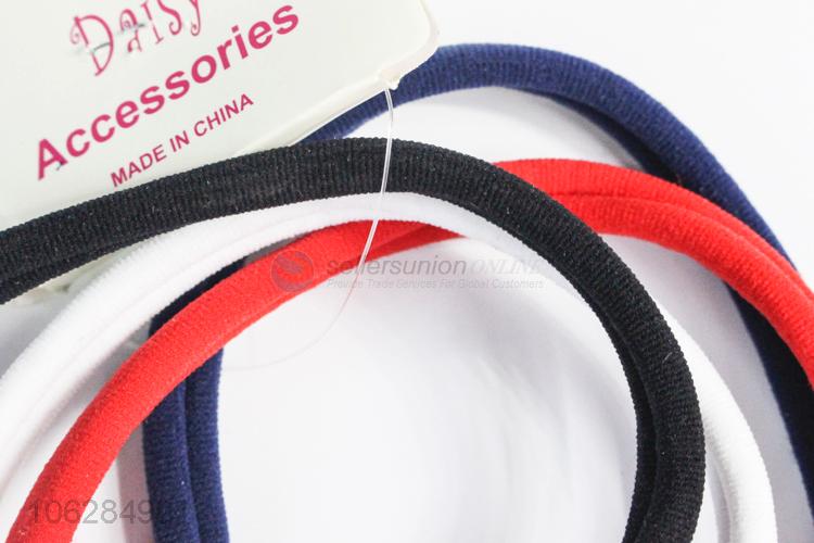 Premium quality hair accessories thin cotton hair rings