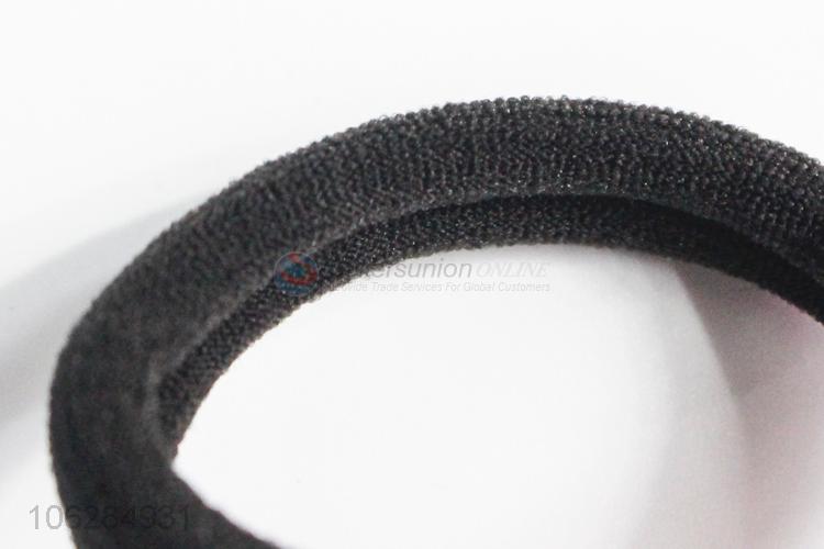 High sales 30pcs black and white ladies cotton hair rings