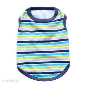 Fashion Pet Dog Cotton Stripe Tank Top