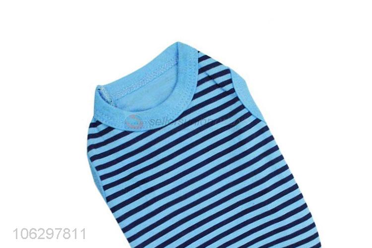 Best Selling Cotton Stripe Coat Fashion Pet Clothes