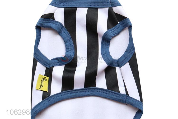 Fashion Cotton Stripe Pet Vest Dog Tank Top