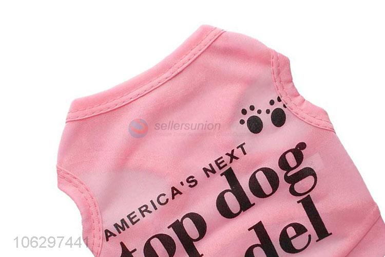 Fashion Design Colorful Cotton Waistcoat For Dog