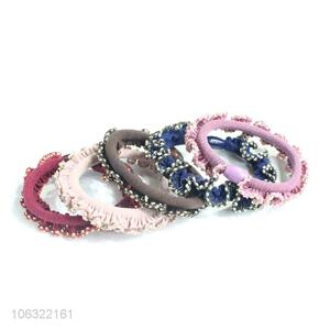 Wholesale Cheap Elastic Nylon Hair Ring For Girls