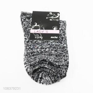 Bulk price wholesale women winter knitting socks