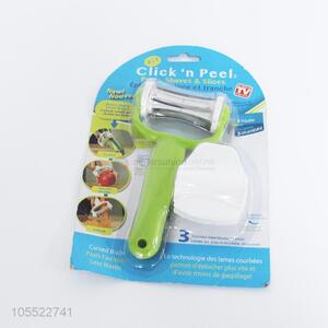 Top Selling Vegetable Fruit Peeler with Plastic Handle