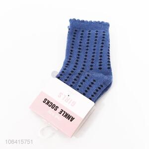 Fashion elegant kids girls winter cotton tube socks ankle socks