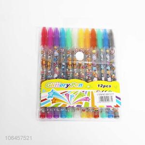 Wholesale 12 Pieces Glittery Pen Best Highlighter