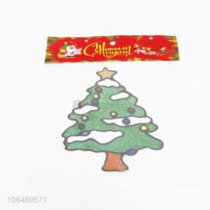 Wholesale Christmas Tree Pattern PVC Window Sticker