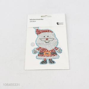 Contracted Design Santa Claus Shape Sticker Christmas Decoration