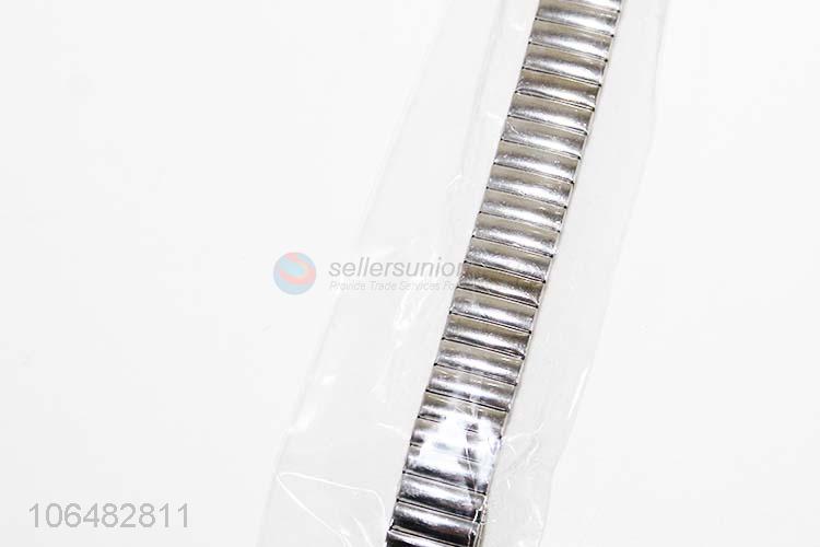 Hot sales custom silver watch strap metal watch band