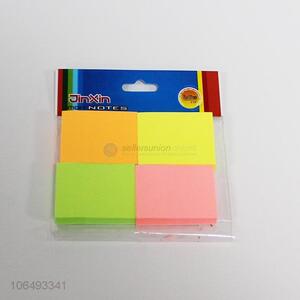 Custom 100pcs self-adhesive colorful office sticky notes