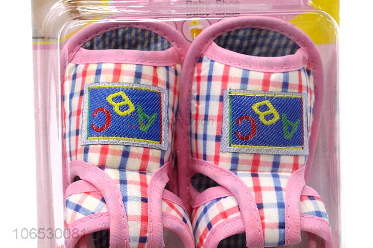 Cheap Simple Style Soft Newborn Baby Sandals Casual Shoes