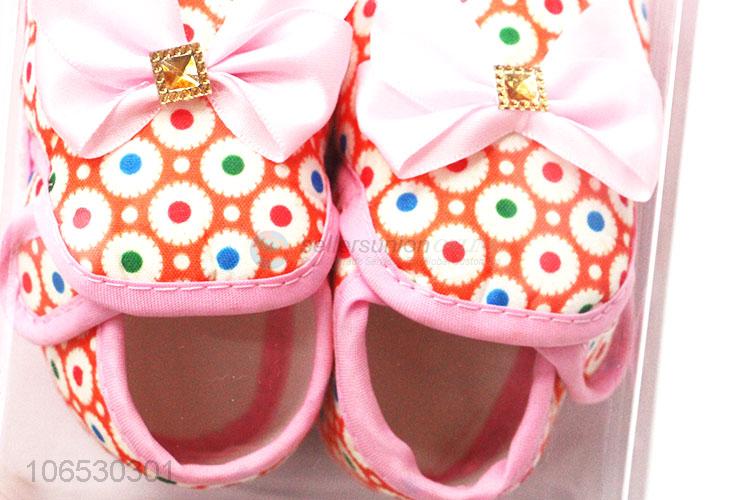 Hot Sale Fancy Newborn Baby Infant Toddler Girls Shoes