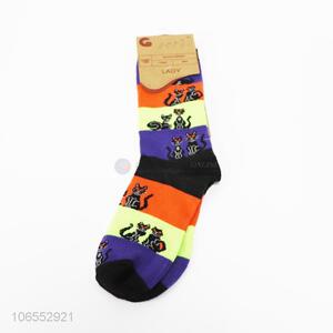 Top Quality Animal Design Women Socks Polyester Socks