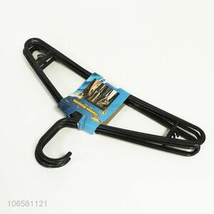 Wholesale price 6pcs heavu duty plastic clothes hanger