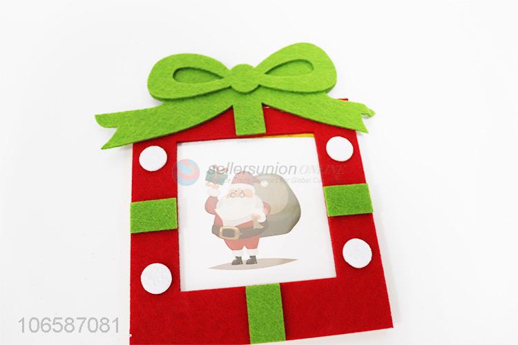 China supplier Christmas felt photo frame for home decor