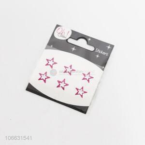 Good Sale 6 Pieces Star Pattern Decorative Sticker