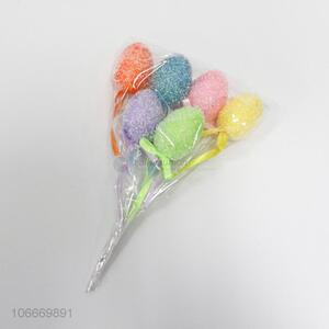 OEM factory Easter foam egg picks stuffed egg picks