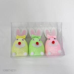 Wholesale easter decorations 3pcs easter bunny