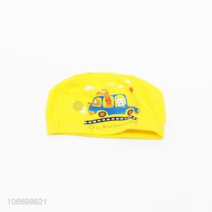 Cartoon Pattern PU Swimming Cap For Children