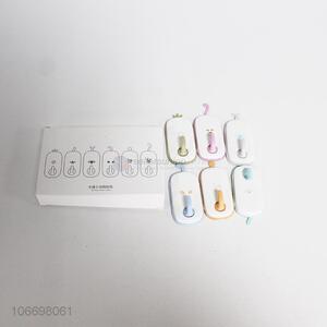 Wholesale Price Portable 6Pcs Plastic Hooks