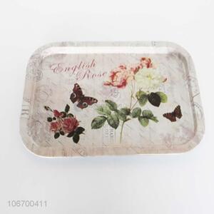 High Quality Tinplate Tray Fashion Service Tray