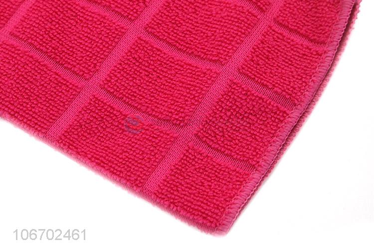 Promotional cheap kitchen cleaning cloth microfiber dish towel