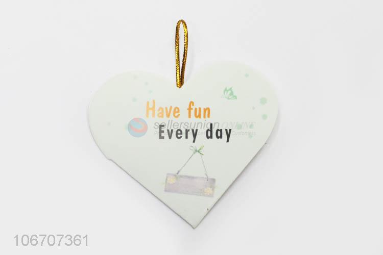 Top manufacturer custom logo heart shape paper greeting card