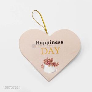 Most popular custom logo heart shape paper greeting card