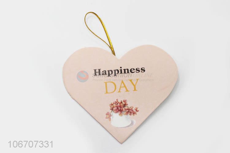 Most popular custom logo heart shape paper greeting card