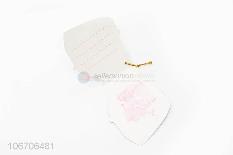 Attractive design flower printed valentine greeting cards