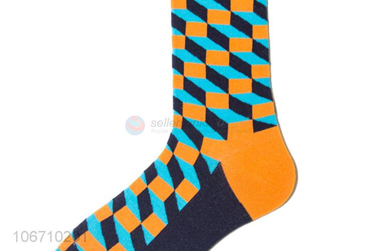 Good Sale Cotton Breathable Mid-Calf Length Sock For Men