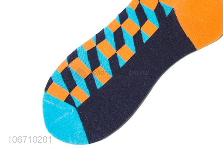 Good Sale Cotton Breathable Mid-Calf Length Sock For Men