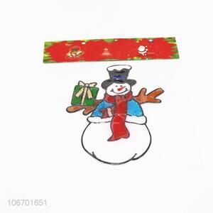 Low price Christmas ornaments pvc window sticker