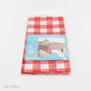 High sales checks printed peva material table cloth